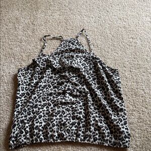 Leopard Print Women's Top